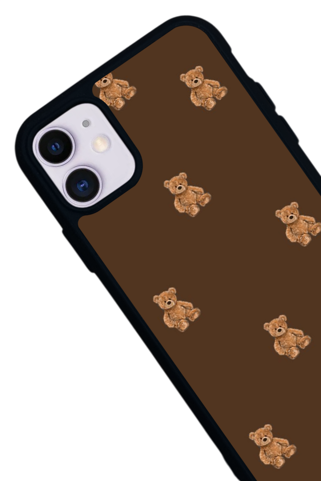 iPhone 11 Uyumlu Ayı Tasarımlı Glossy Premium Kılıf
