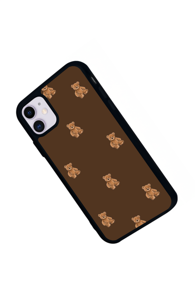 iPhone 11 Uyumlu Ayı Tasarımlı Glossy Premium Kılıf