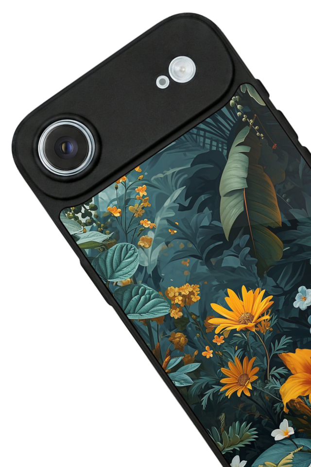 iPhone 17 Air Uyumlu Botanik Tasarımlı Glossy Premium Kılıf