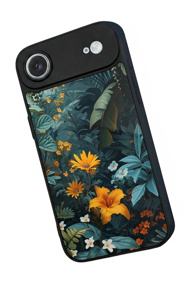 iPhone 17 Air Uyumlu Botanik Tasarımlı Glossy Premium Kılıf