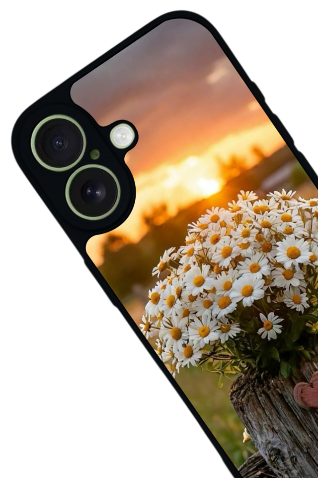 iPhone 17 Uyumlu Cicek Tasarımlı Glossy Premium Kılıf