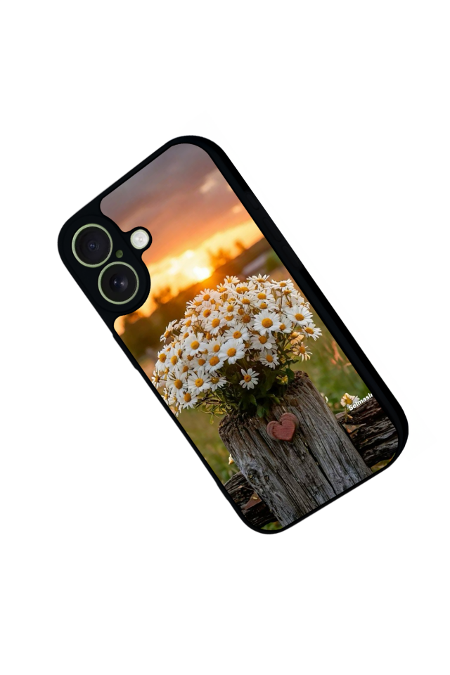 iPhone 17 Uyumlu Cicek Tasarımlı Glossy Premium Kılıf