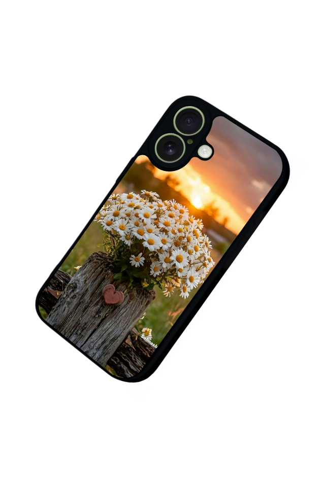 iPhone 17 Uyumlu Cicek Tasarımlı Glossy Premium Kılıf