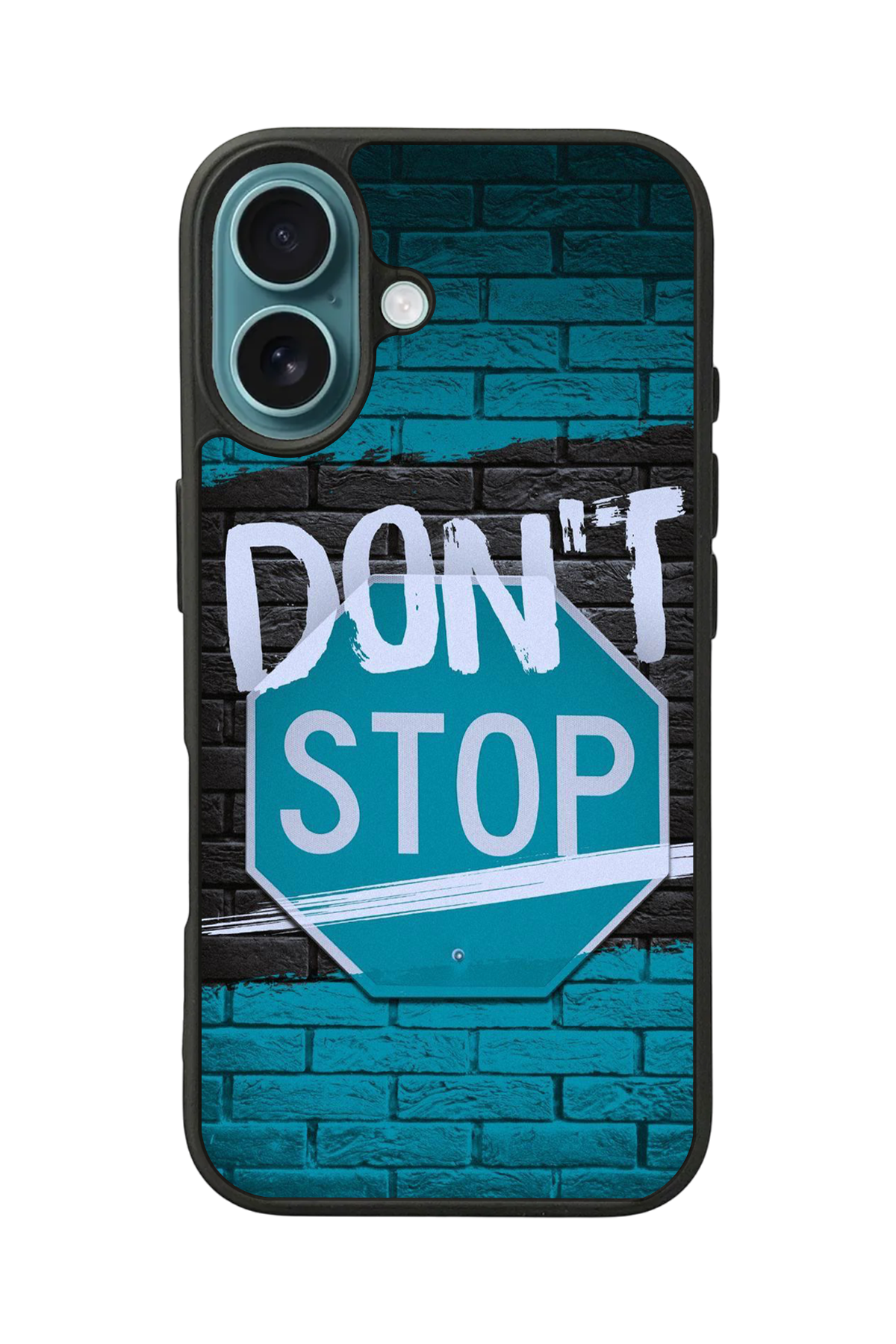 iPhone 16 Plus Uyumlu Dont Stop Tasarımlı Glossy Premium Kılıf