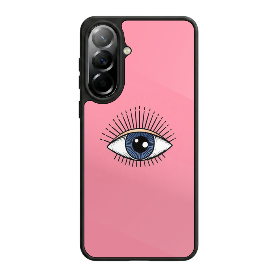 Samsung Galaxy A37 Uyumlu Göz Tasarımlı Glossy Premium Kılıf