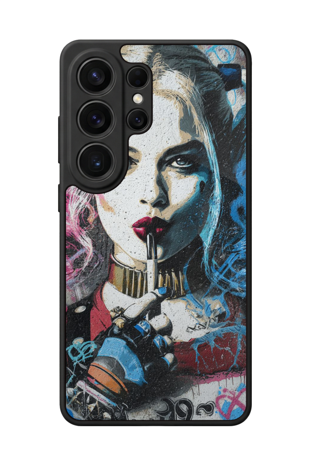 Samsung Galaxy S26 Ultra Uyumlu HarleyQueen Tasarımlı Glossy Premium Kılıf