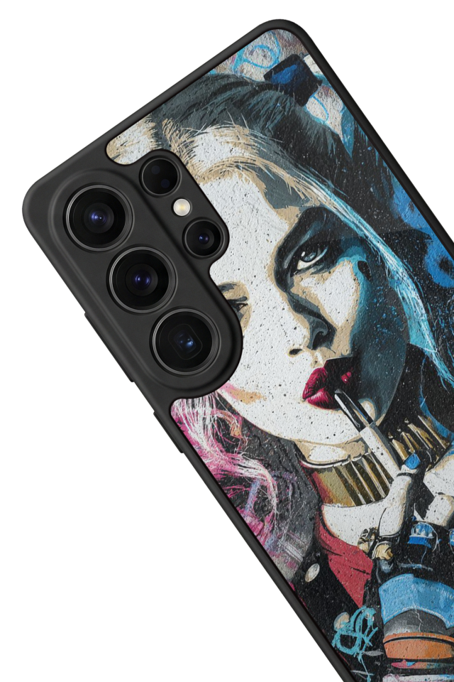 Samsung Galaxy S26 Ultra Uyumlu HarleyQueen Tasarımlı Glossy Premium Kılıf