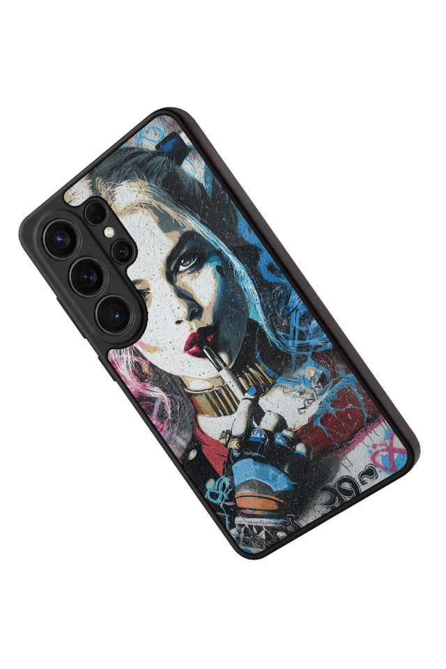 Samsung Galaxy S26 Ultra Uyumlu HarleyQueen Tasarımlı Glossy Premium Kılıf