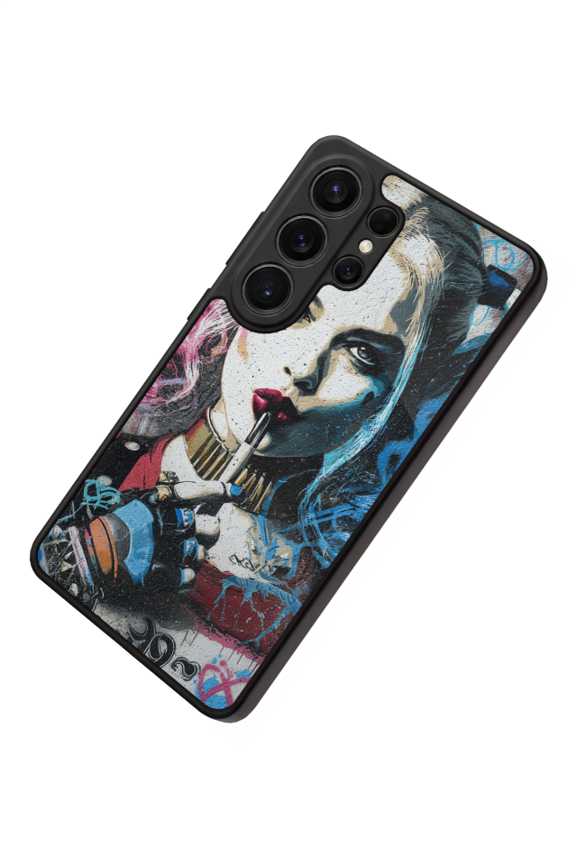 Samsung Galaxy S26 Ultra Uyumlu HarleyQueen Tasarımlı Glossy Premium Kılıf