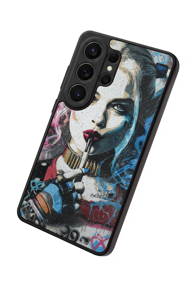 Samsung Galaxy S26 Ultra Uyumlu HarleyQueen Tasarımlı Glossy Premium Kılıf