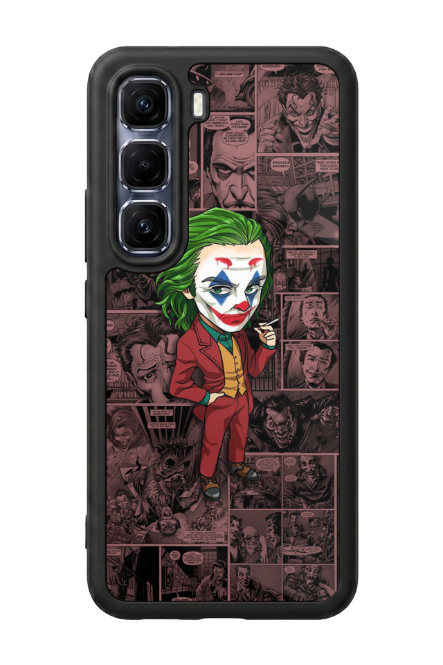 Infinix Hot 60 Pro Plus Uyumlu Joker Tasarımlı Glossy Premium Kılıf