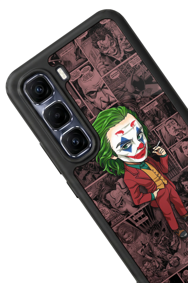 Infinix Hot 60 Pro Plus Uyumlu Joker Tasarımlı Glossy Premium Kılıf