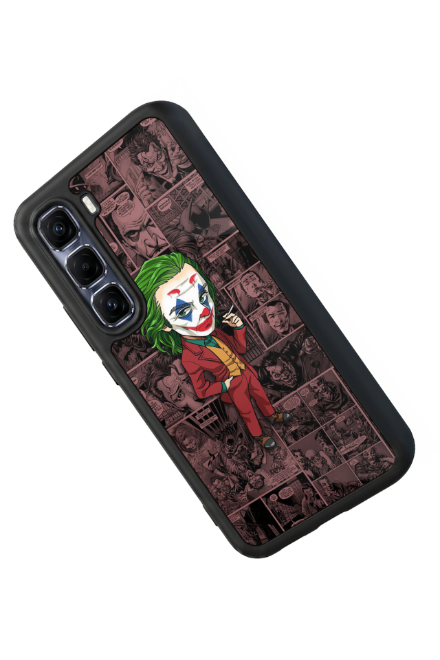 Infinix Hot 60 Pro Plus Uyumlu Joker Tasarımlı Glossy Premium Kılıf
