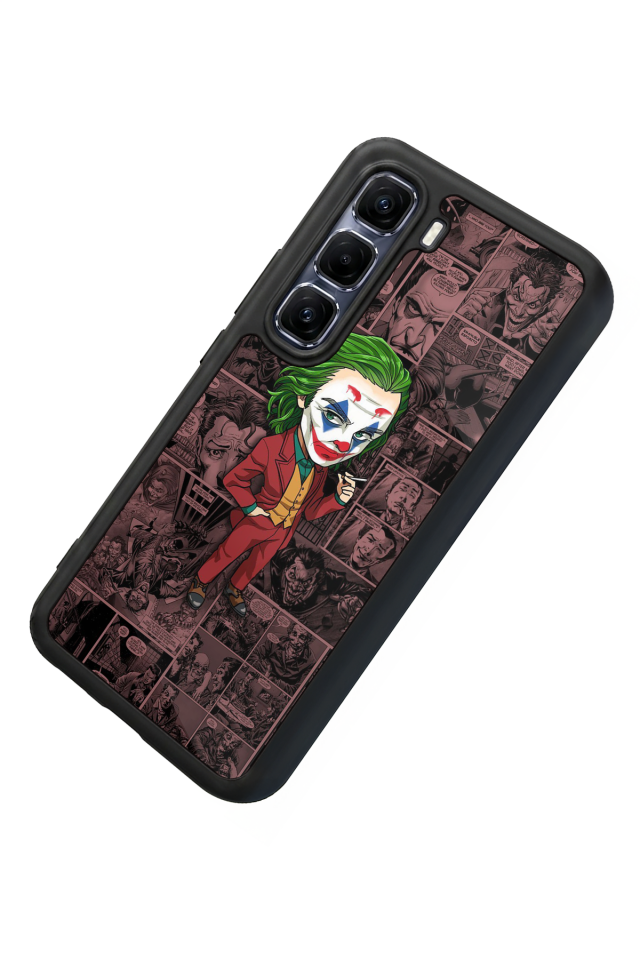 Infinix Hot 60 Pro Plus Uyumlu Joker Tasarımlı Glossy Premium Kılıf