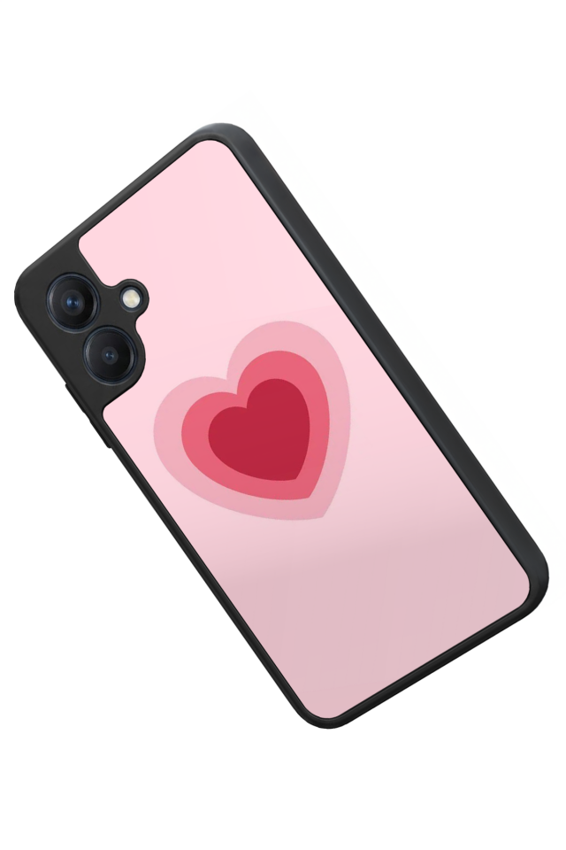 Samsung Galaxy A07 Uyumlu Kalp Love Tasarımlı Glossy Premium Kılıf