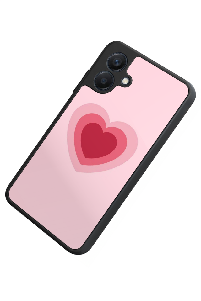 Samsung Galaxy A07 Uyumlu Kalp Love Tasarımlı Glossy Premium Kılıf