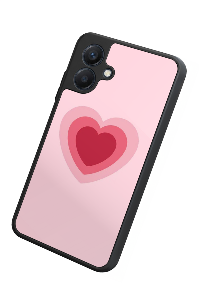Samsung Galaxy A07 Uyumlu Kalp Love Tasarımlı Glossy Premium Kılıf