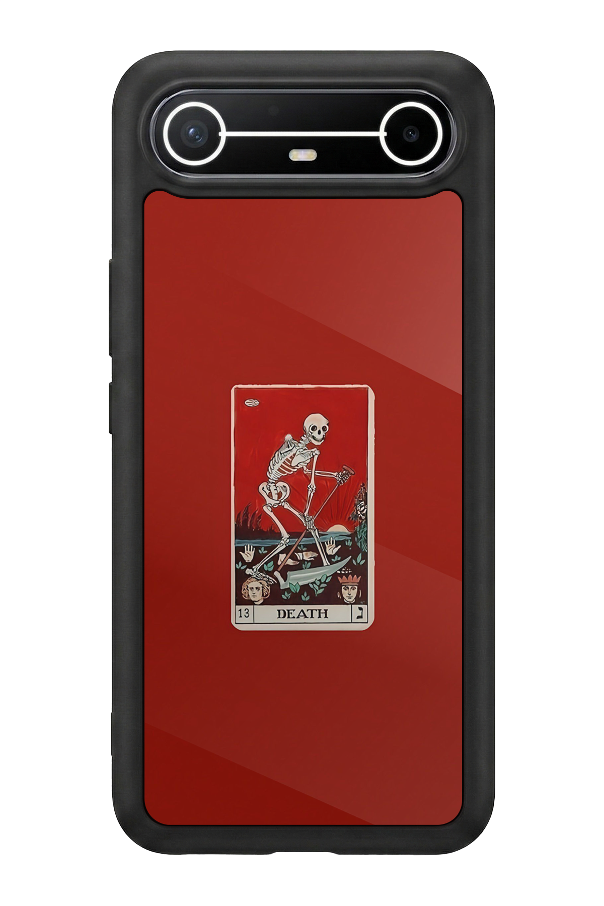 Tecno Spark Slim 5G Uyumlu Kirmizi Tasarımlı Glossy Premium Kılıf