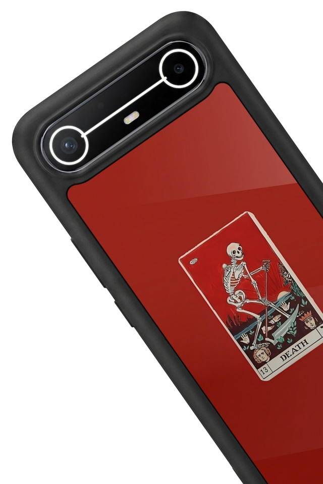 Tecno Spark Slim 5G Uyumlu Kirmizi Tasarımlı Glossy Premium Kılıf