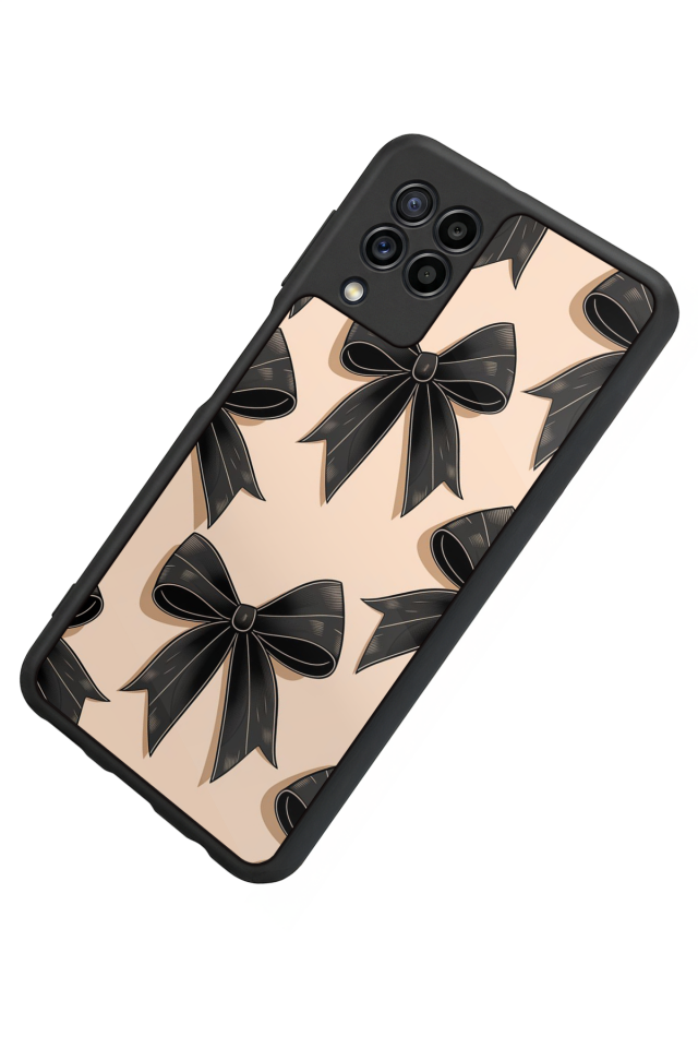 Samsung Galaxy M32 Uyumlu Kurdele Tasarımlı Glossy Premium Kılıf