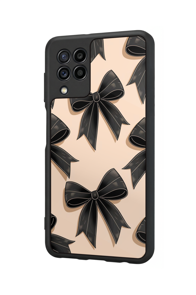 Samsung Galaxy M32 Uyumlu Kurdele Tasarımlı Glossy Premium Kılıf
