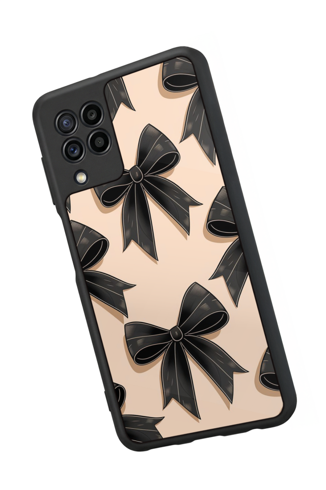 Samsung Galaxy M32 Uyumlu Kurdele Tasarımlı Glossy Premium Kılıf