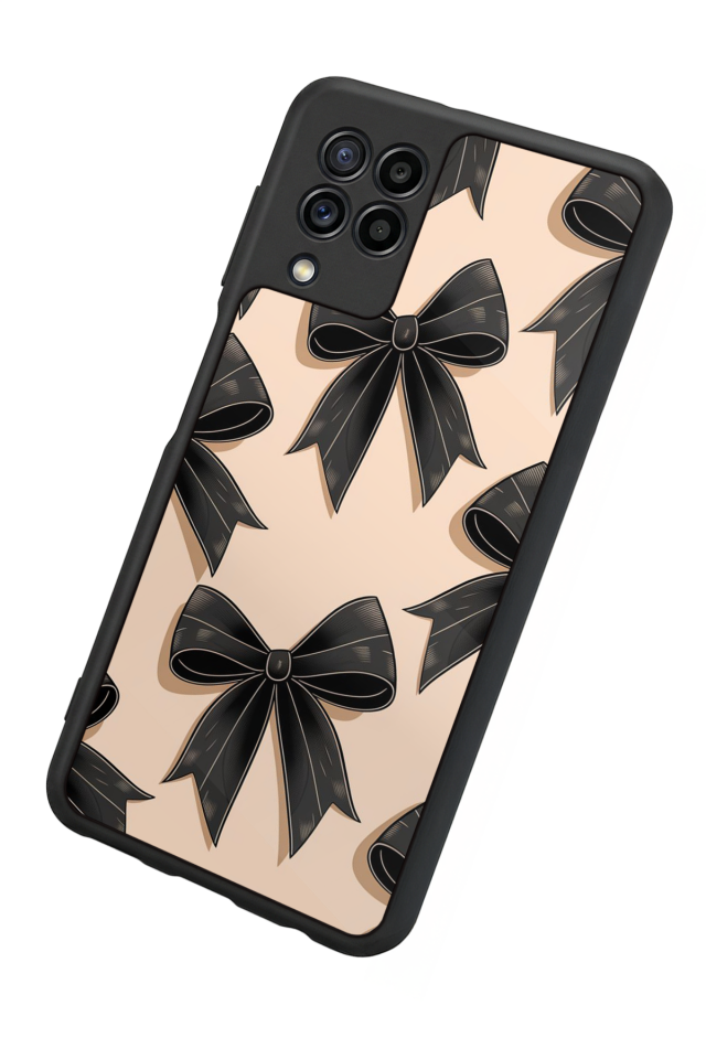 Samsung Galaxy M32 Uyumlu Kurdele Tasarımlı Glossy Premium Kılıf