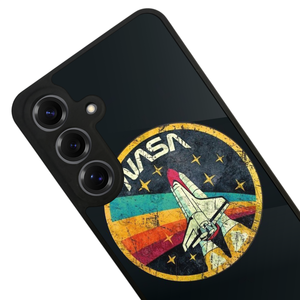 Samsung Galaxy S25 Uyumlu Nasa Tasarımlı Glossy Premium Kılıf