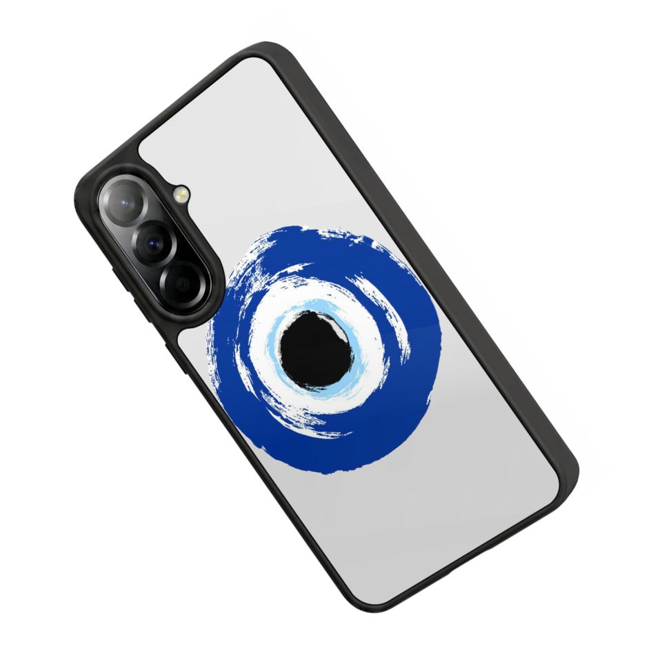 Samsung Galaxy A57 Uyumlu Nazar Tasarımlı Glossy Premium Kılıf