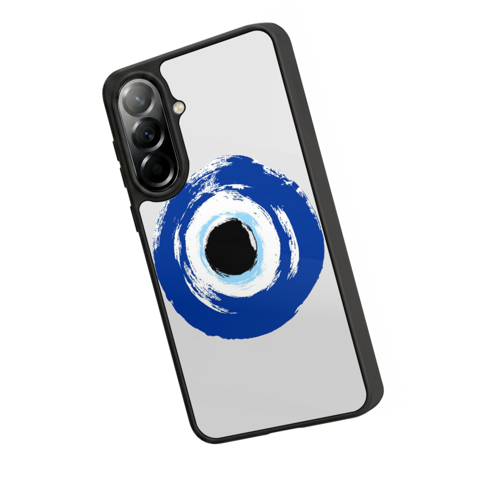 Samsung Galaxy A57 Uyumlu Nazar Tasarımlı Glossy Premium Kılıf