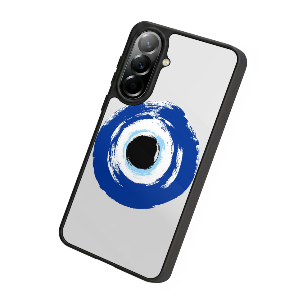 Samsung Galaxy A57 Uyumlu Nazar Tasarımlı Glossy Premium Kılıf