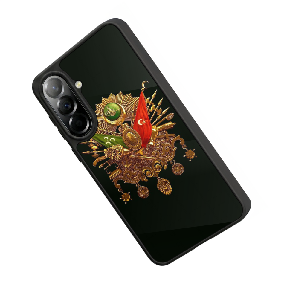 Samsung Galaxy A37 Uyumlu Osmanli Tugrasi Tasarımlı Glossy Premium Kılıf