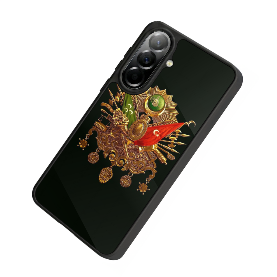 Samsung Galaxy A37 Uyumlu Osmanli Tugrasi Tasarımlı Glossy Premium Kılıf