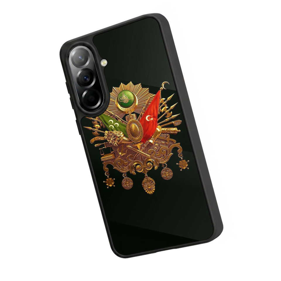 Samsung Galaxy A37 Uyumlu Osmanli Tugrasi Tasarımlı Glossy Premium Kılıf