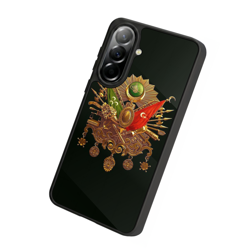 Samsung Galaxy A37 Uyumlu Osmanli Tugrasi Tasarımlı Glossy Premium Kılıf