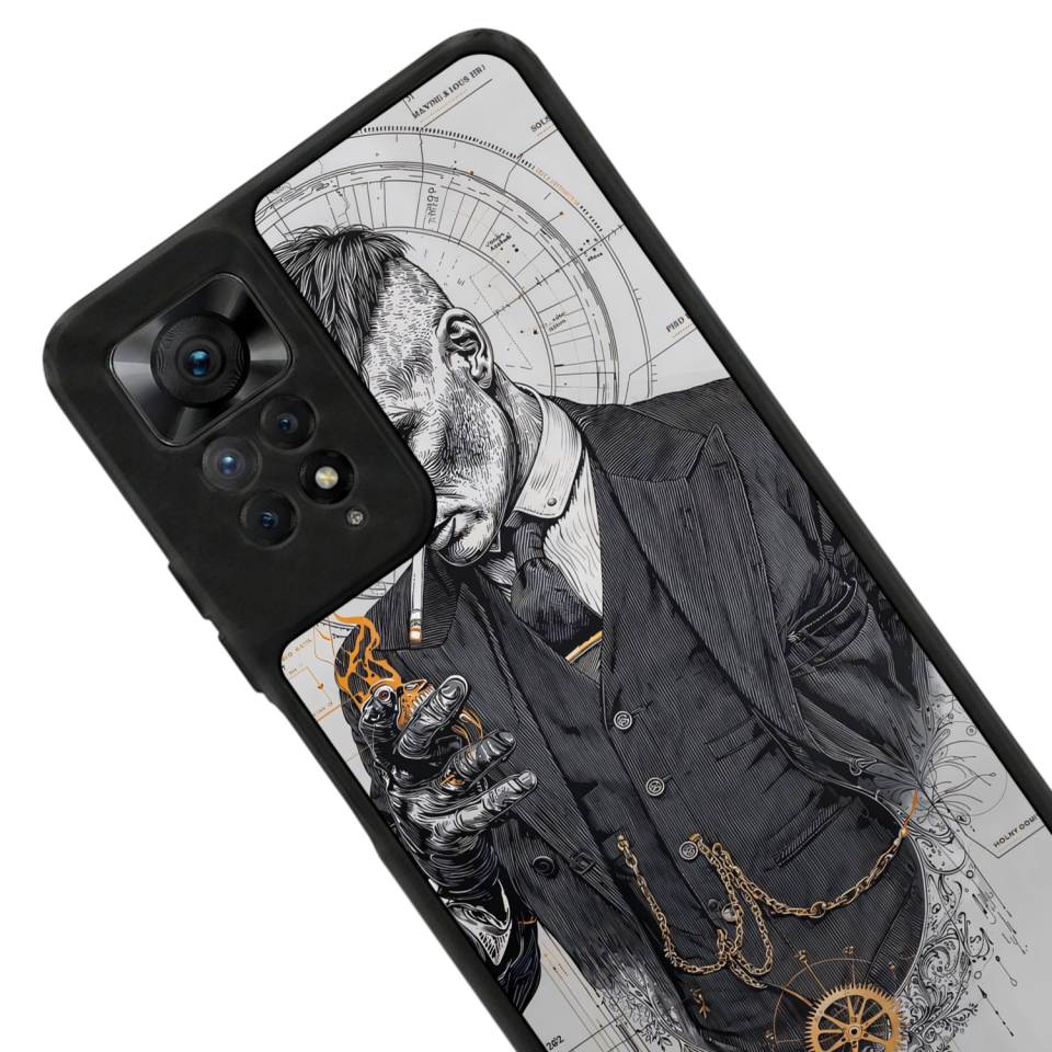 Xiaomi Redmi Note 11 Pro Uyumlu Peaky Blinders Tasarımlı Glossy Premium Kılıf