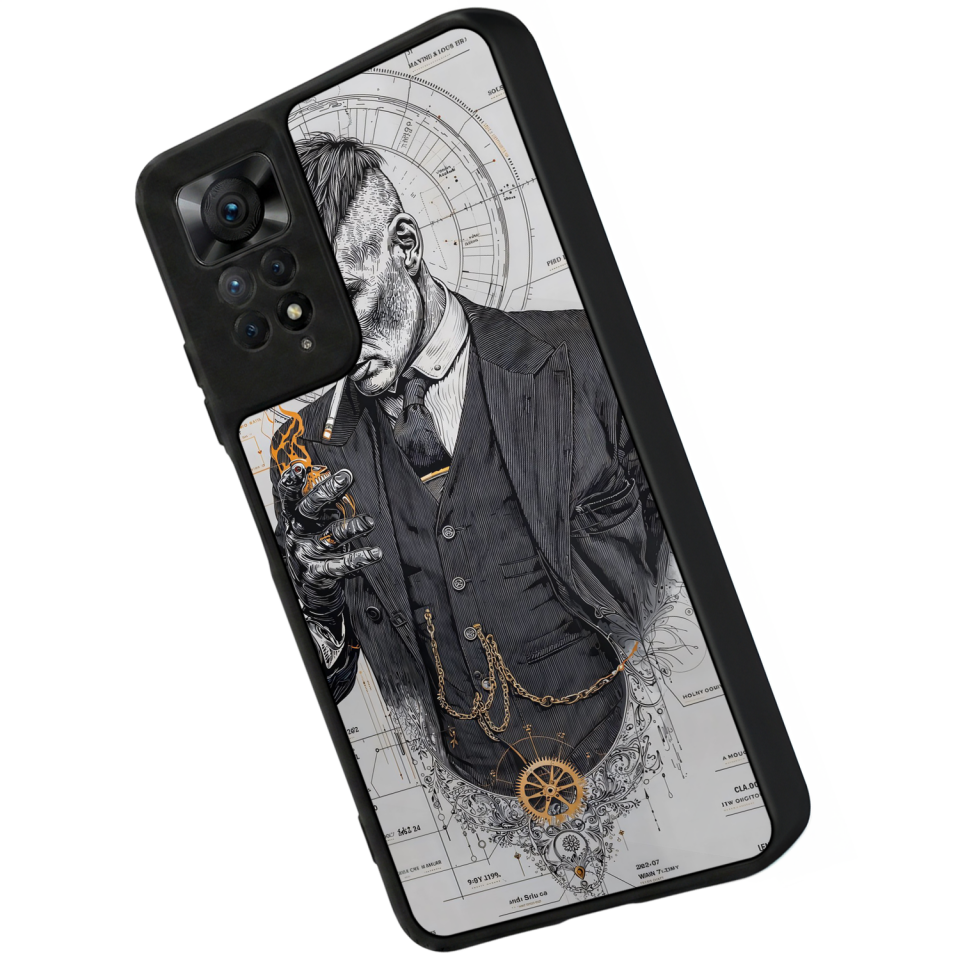 Xiaomi Redmi Note 11 Pro Uyumlu Peaky Blinders Tasarımlı Glossy Premium Kılıf