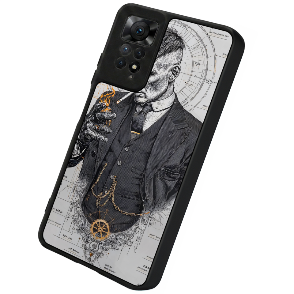 Xiaomi Redmi Note 11 Pro Uyumlu Peaky Blinders Tasarımlı Glossy Premium Kılıf