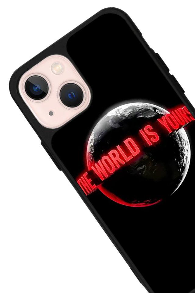 iPhone 13/14 Uyumlu Scarface Tasarımlı Glossy Premium Kılıf