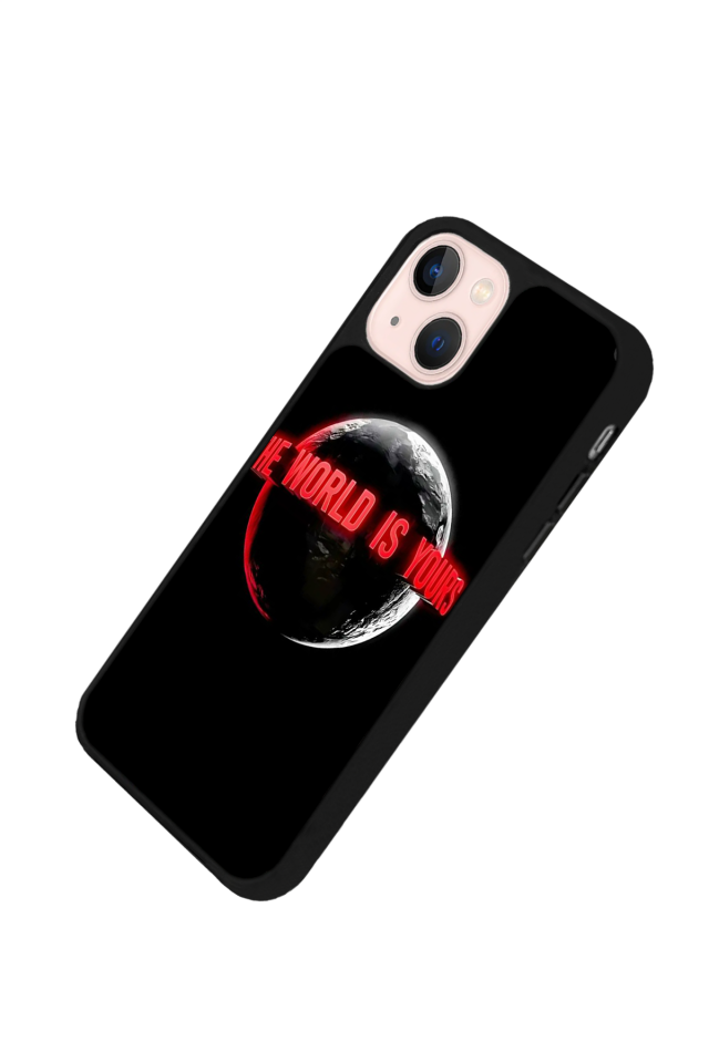 iPhone 13/14 Uyumlu Scarface Tasarımlı Glossy Premium Kılıf