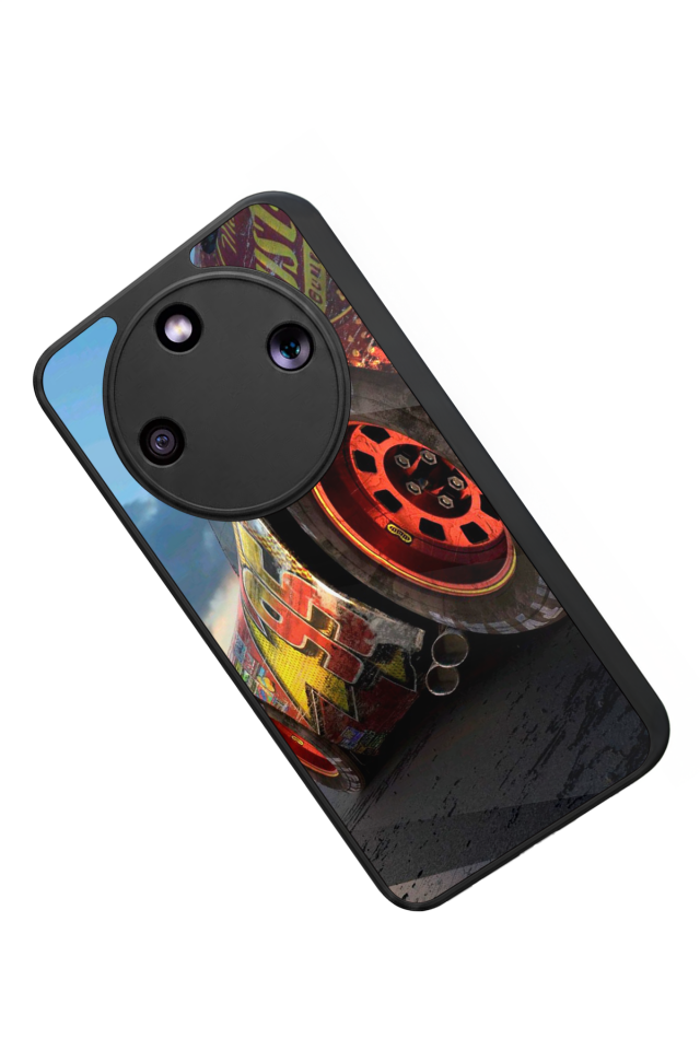 Honor Magic 8 Lite Uyumlu Şimsek McQueen Tasarımlı Glossy Premium Kılıf