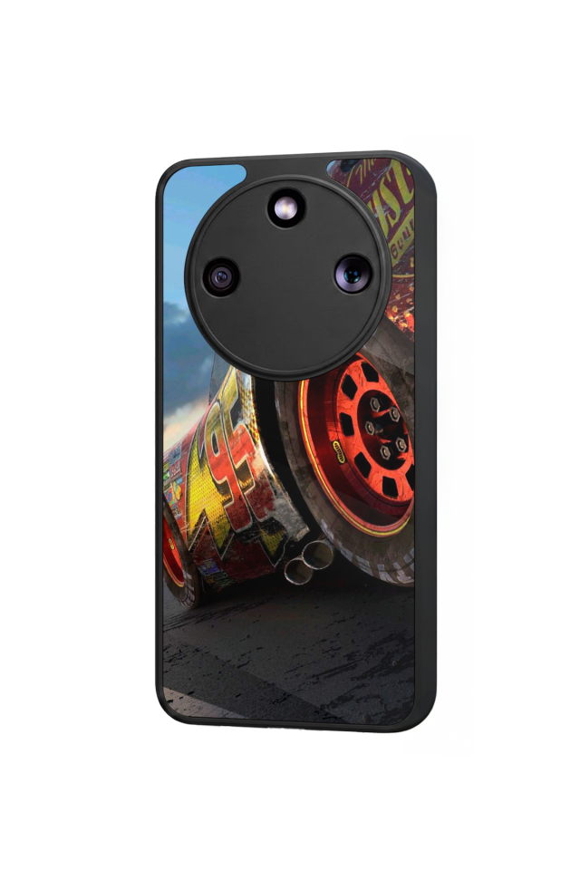 Honor Magic 8 Lite Uyumlu Şimsek McQueen Tasarımlı Glossy Premium Kılıf