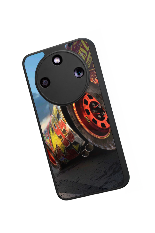 Honor Magic 8 Lite Uyumlu Şimsek McQueen Tasarımlı Glossy Premium Kılıf