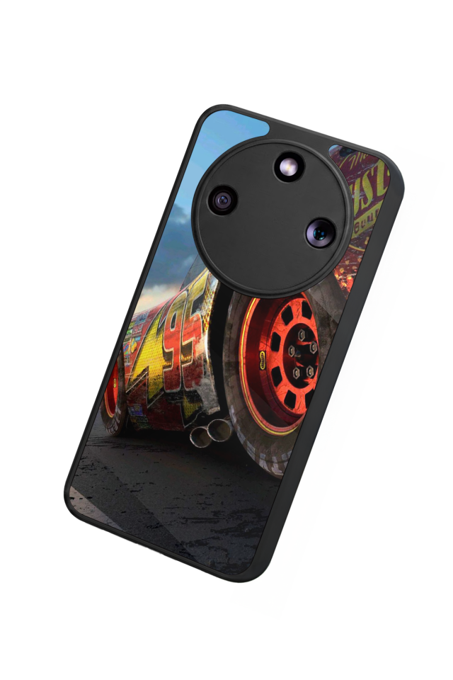Honor Magic 8 Lite Uyumlu Şimsek McQueen Tasarımlı Glossy Premium Kılıf