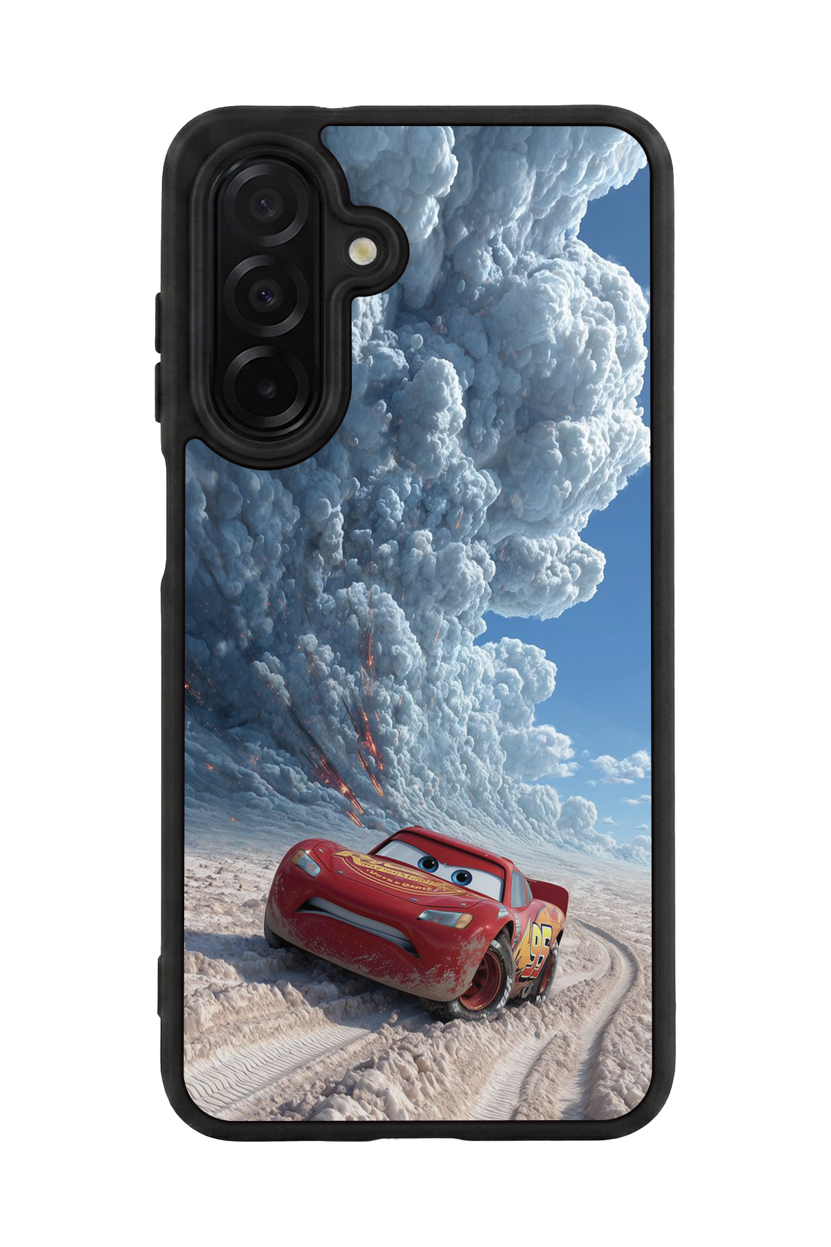 Samsung Galaxy A36 Uyumlu Şimsek McQueen Tasarımlı Glossy Premium Kılıf