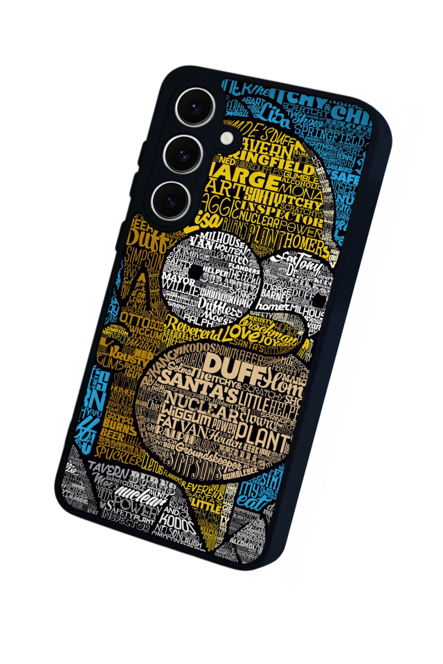 Samsung Galaxy S24 FE Uyumlu The Simpsons Tasarımlı Glossy Premium Kılıf