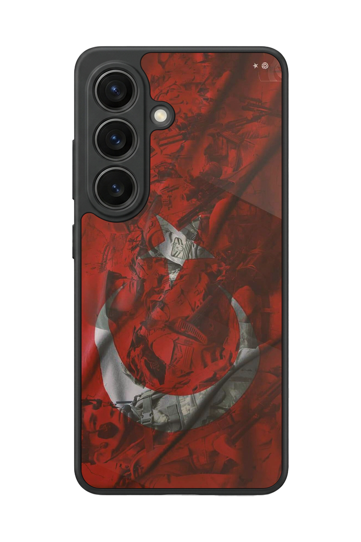 Samsung Galaxy S26 Uyumlu Türk Bayragi Tasarımlı Glossy Premium Kılıf