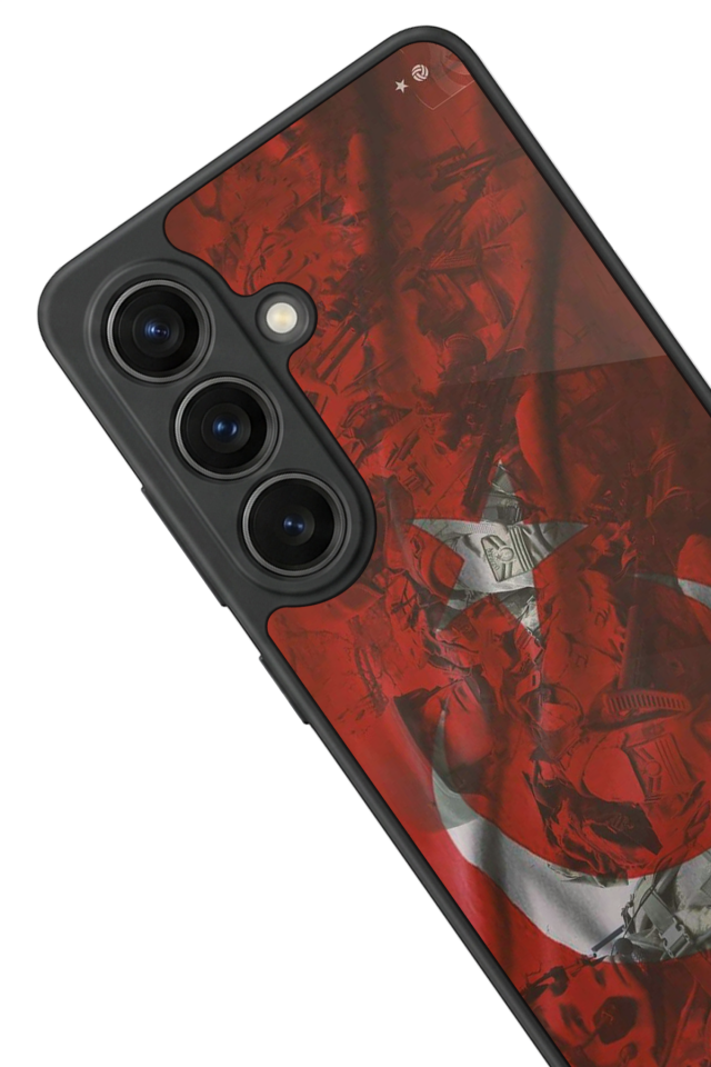 Samsung Galaxy S26 Uyumlu Türk Bayragi Tasarımlı Glossy Premium Kılıf