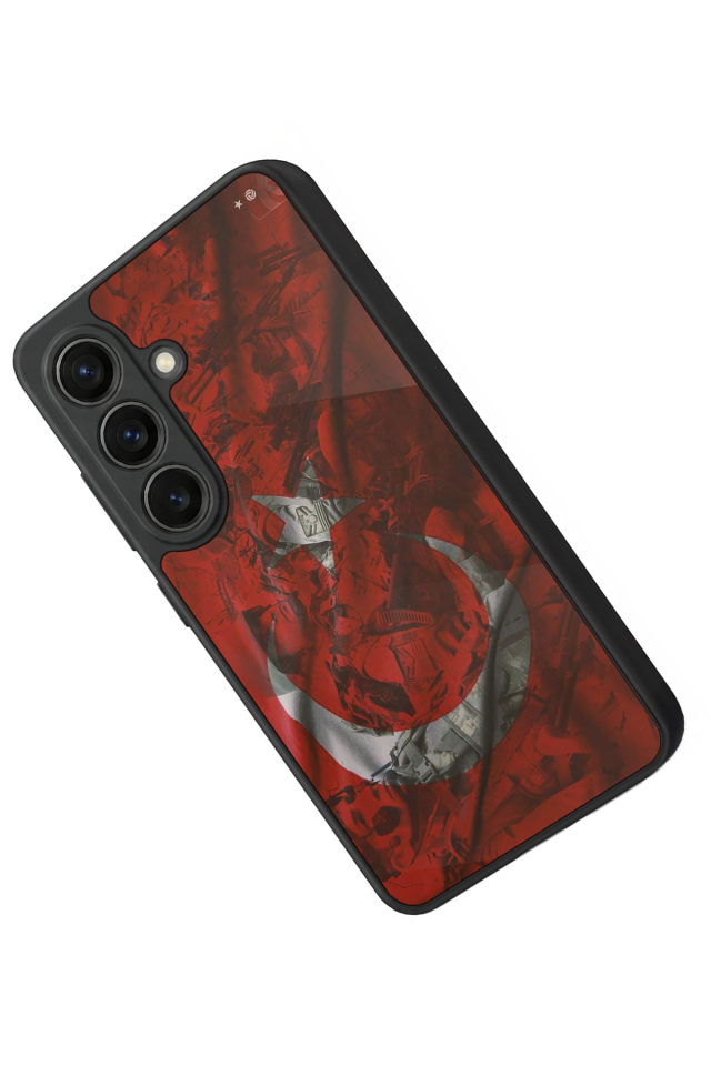 Samsung Galaxy S26 Uyumlu Türk Bayragi Tasarımlı Glossy Premium Kılıf
