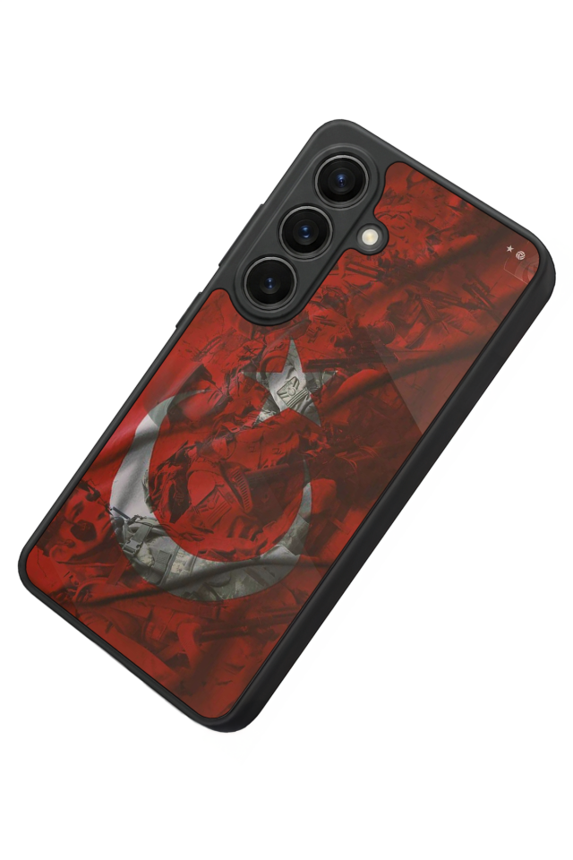 Samsung Galaxy S26 Uyumlu Türk Bayragi Tasarımlı Glossy Premium Kılıf